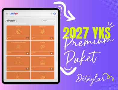 2027 YKS Hazırlık Premium Paketi