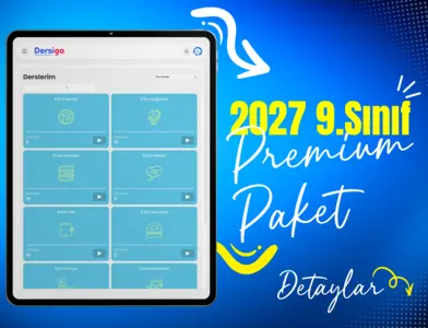 9. Sınıf 2027 Premium Paketi 9. Sınıf 2027 Premium Paketi